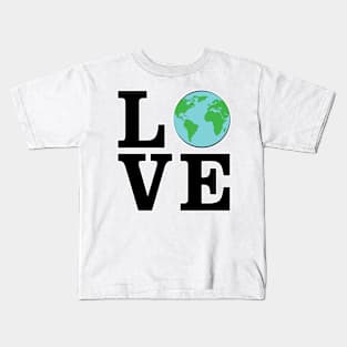 Love Earth - Activism Kids T-Shirt